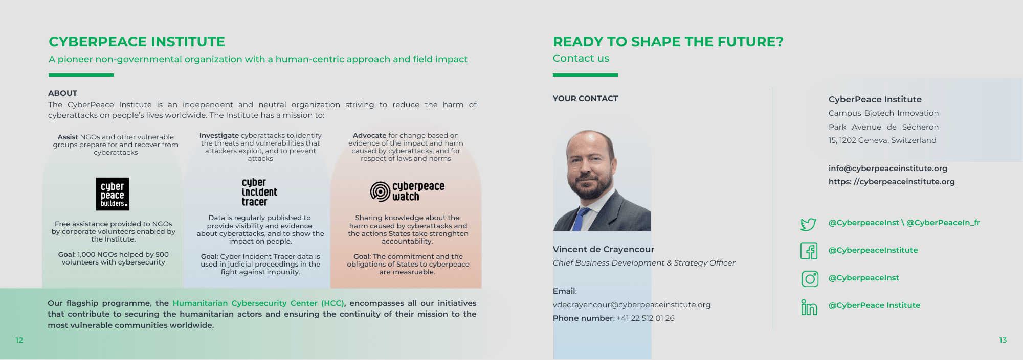 Cyber Peace Institute (2023-2024) 11 7